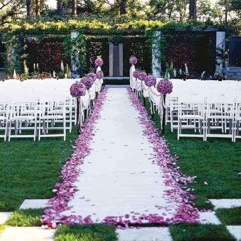Ceremony Aisle decor...