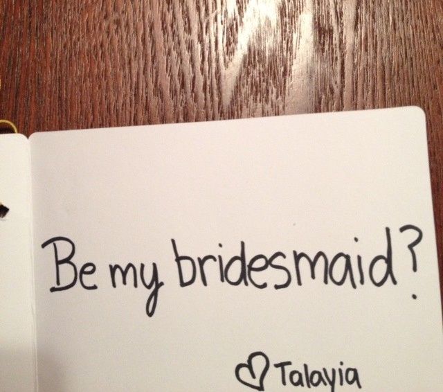 DIY Bridesmaid Invitations