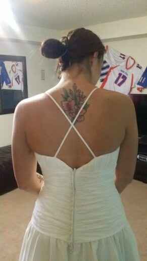 Got my dress back from alterations!