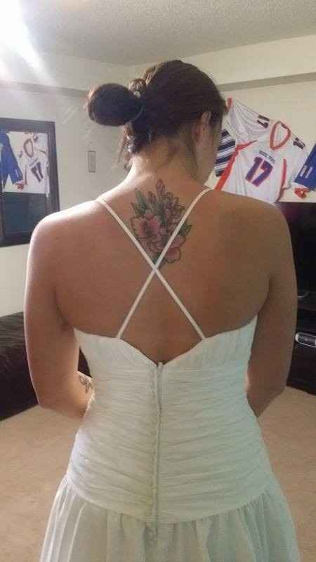 Show off your dress!!