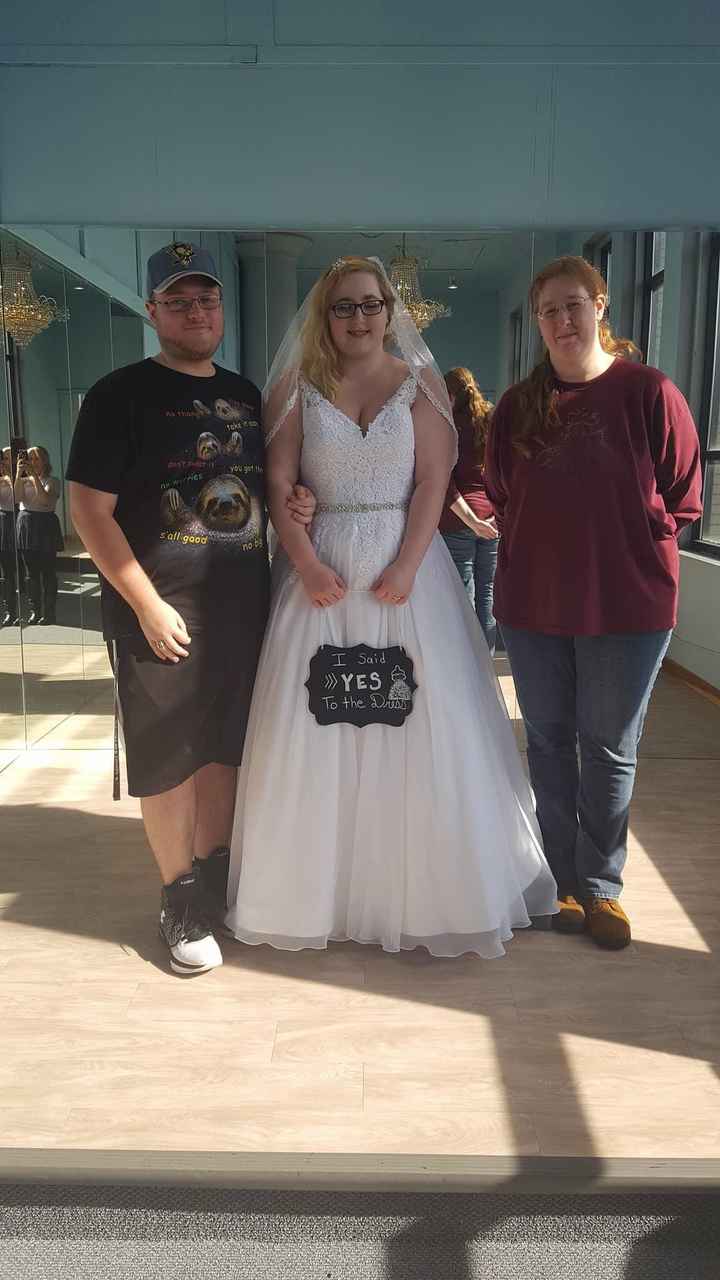 I said yes to the dress!