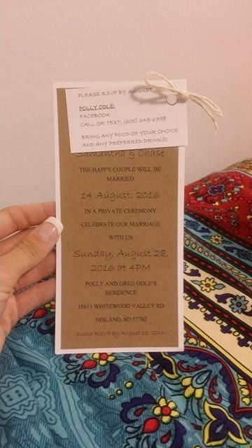 People who did DIY invitations
