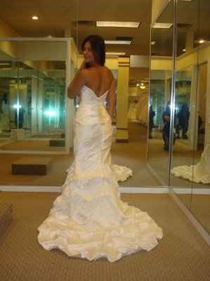 So you said yes to the dress.... now let's see it! :)