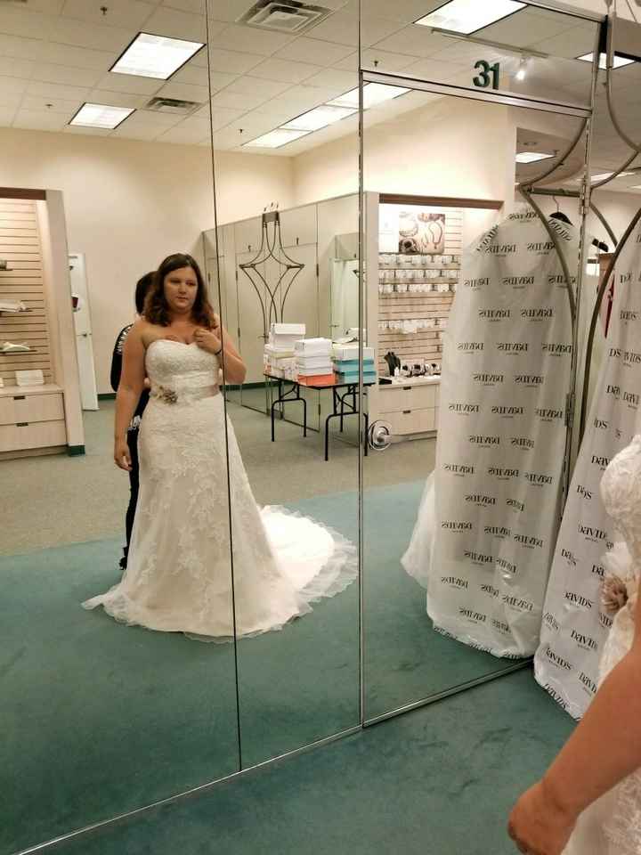 Dress shopping for first time - 2