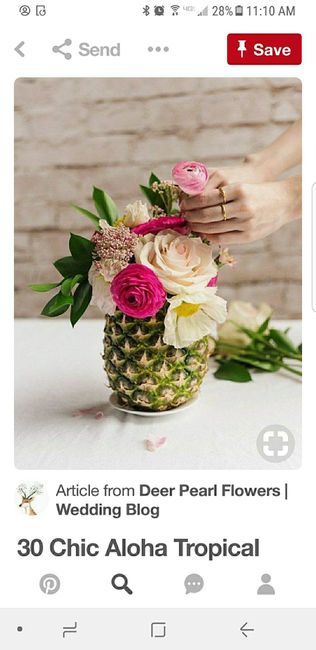 Pineapple centerpieces? 4