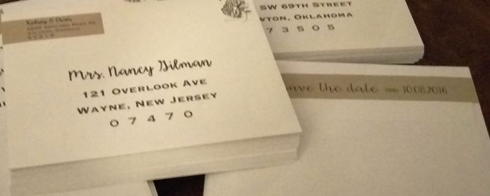 Hand written, stamp, or return address label?
