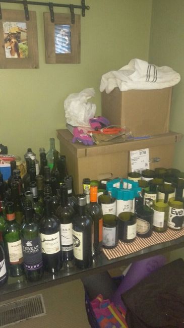 Wine bottle centerpeices?