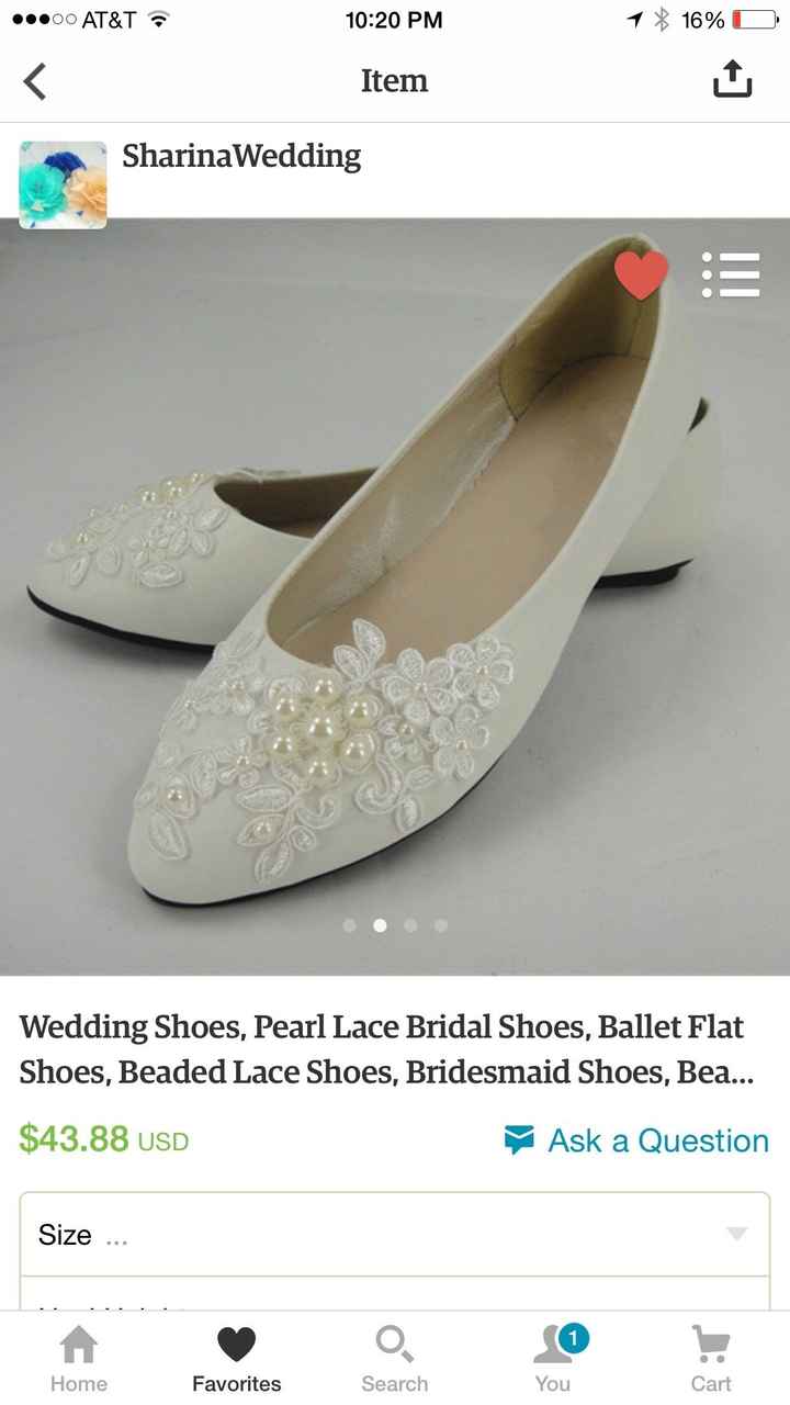 Ladies who wore flats on their big day