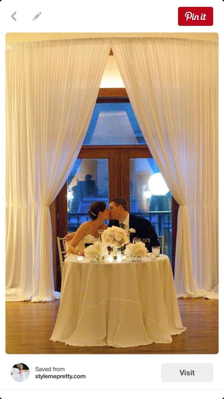 Sweetheart table