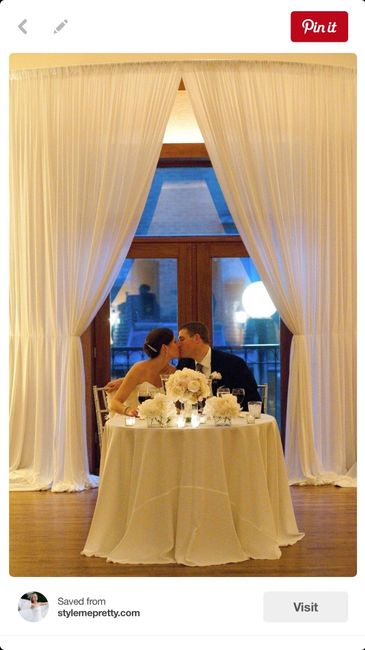 Sweetheart table