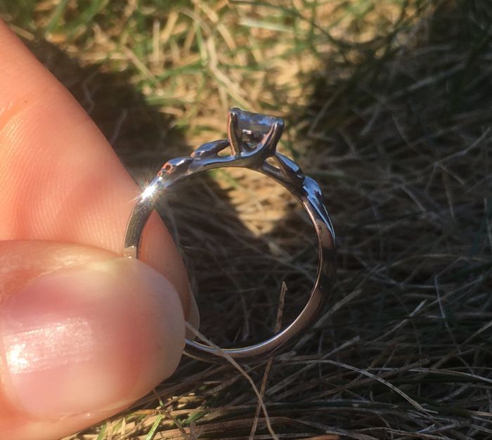 i picked my own ring and i love it, but i had a fleeting thought and now it’s all i can see. 1