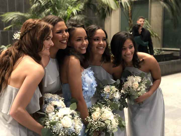Blue wedding dress - 1