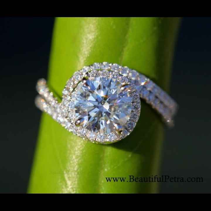 Engagement rings,  on the cheap side