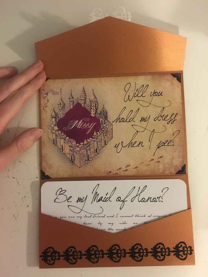 Show me your Maid of Honor invite! - 1