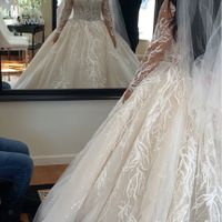 Short Brides with Ball Gown Gown Silhouette - 1