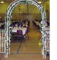 Has anyone had to decorate a gym for a wedding?