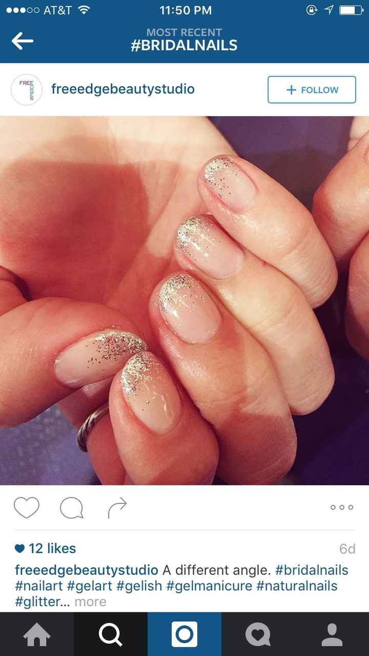 How will your nails look for the big day?