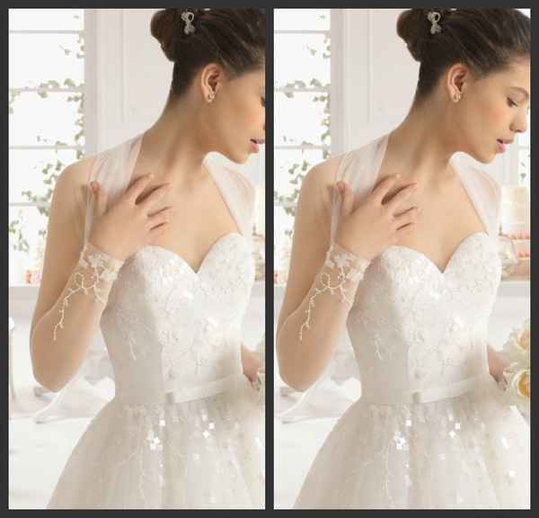 Bolero or add neckline with sleeves?