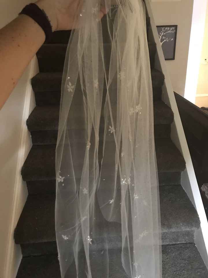 Any brides NOT wearing a cathedral veil?