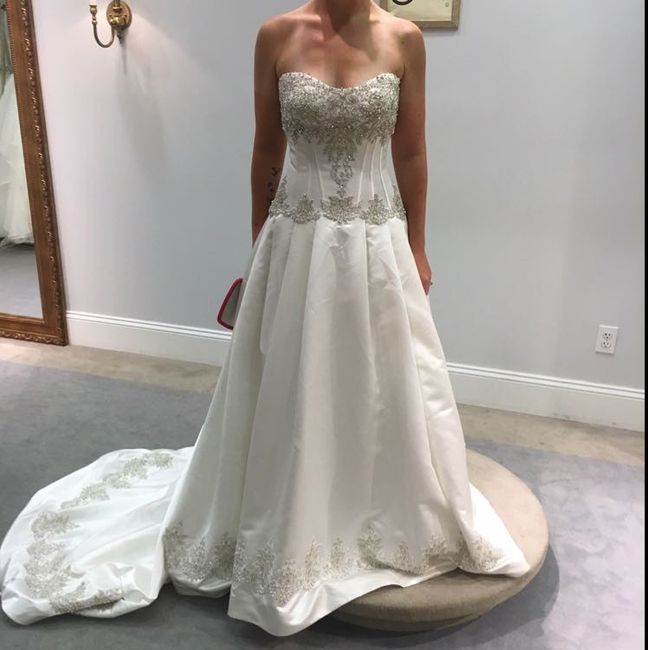 Let's show off our dresses.