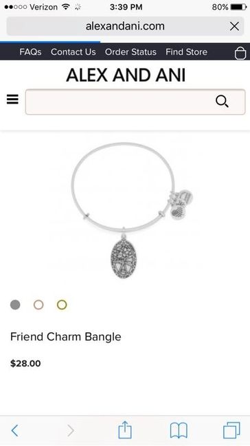 Bridesmaid gifts