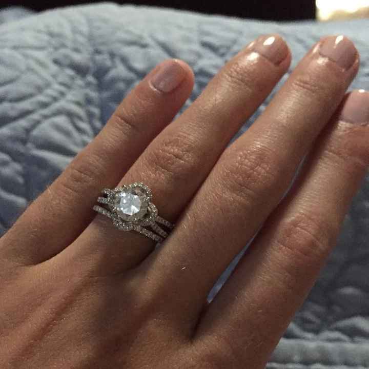 Let's see those rings! And for the Mrs lets see the bands with it ! I LOVE seeing everyone's bling:)