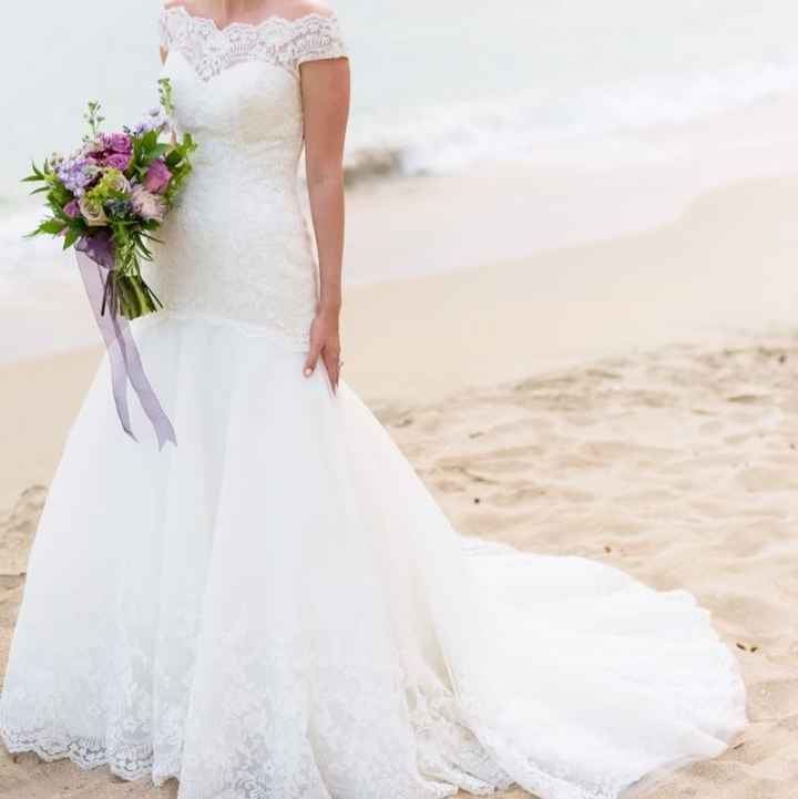 Did you regret wearing a ballgown?