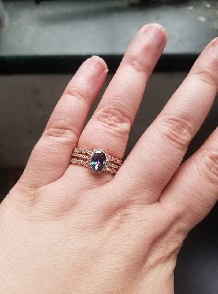 Got my ring Friday, even though we've been planning since June.
