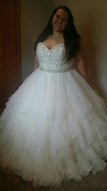 Got to try on my whole outfit.. so excited for the big day