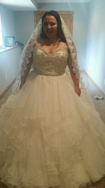 Got to try on my whole outfit.. so excited for the big day