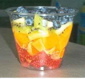 Fruit display for reception