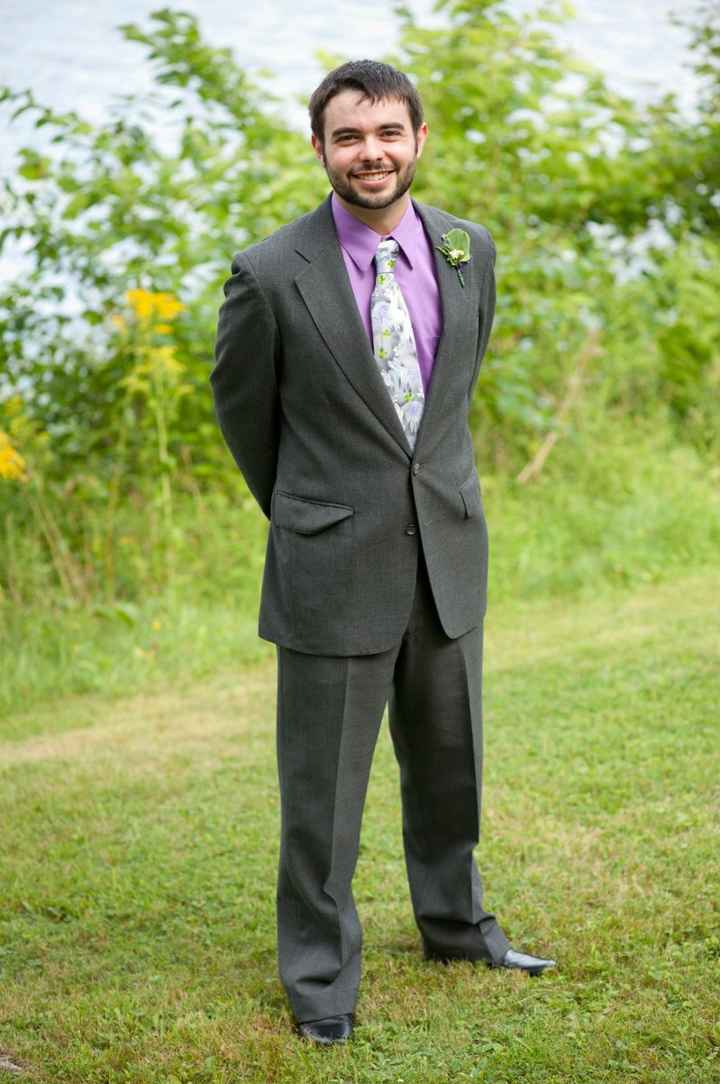 What's HE wearing?