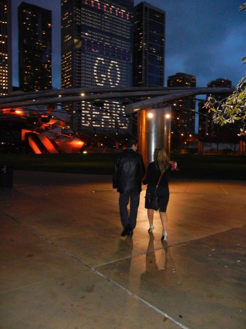 Pictures of him "popping the question"