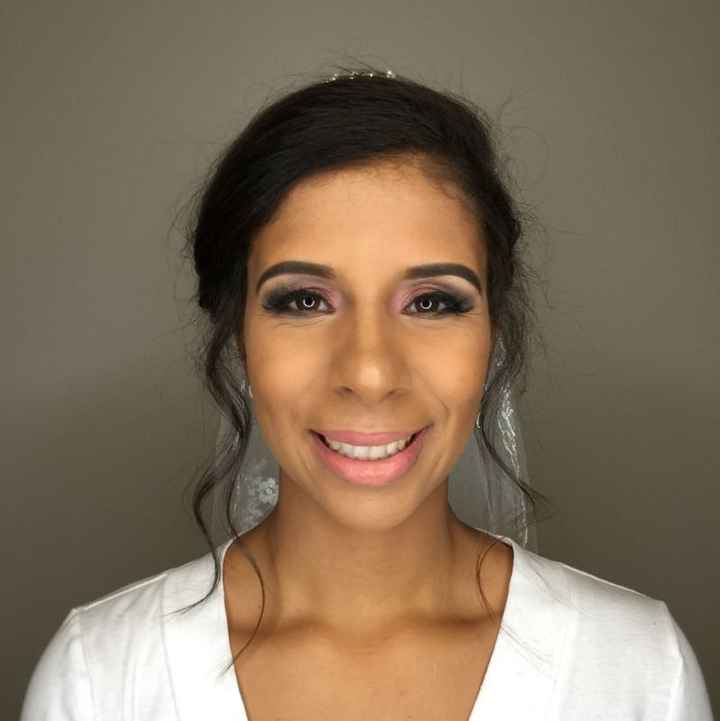 First hair and makeup trial