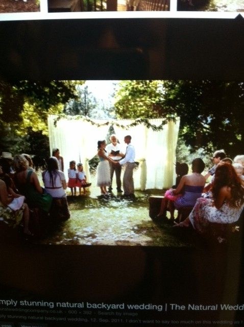 Wedding Ceremony Backdrop Help