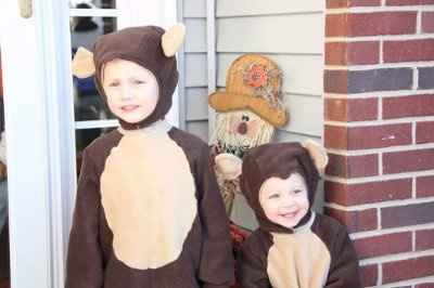 Our little ones in costume (just for fun)