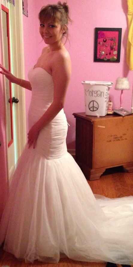 Mori Lee 5108 what sash/bling/applique are you wearing also what type of veil?