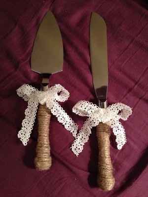 How much was your cake cutting set?