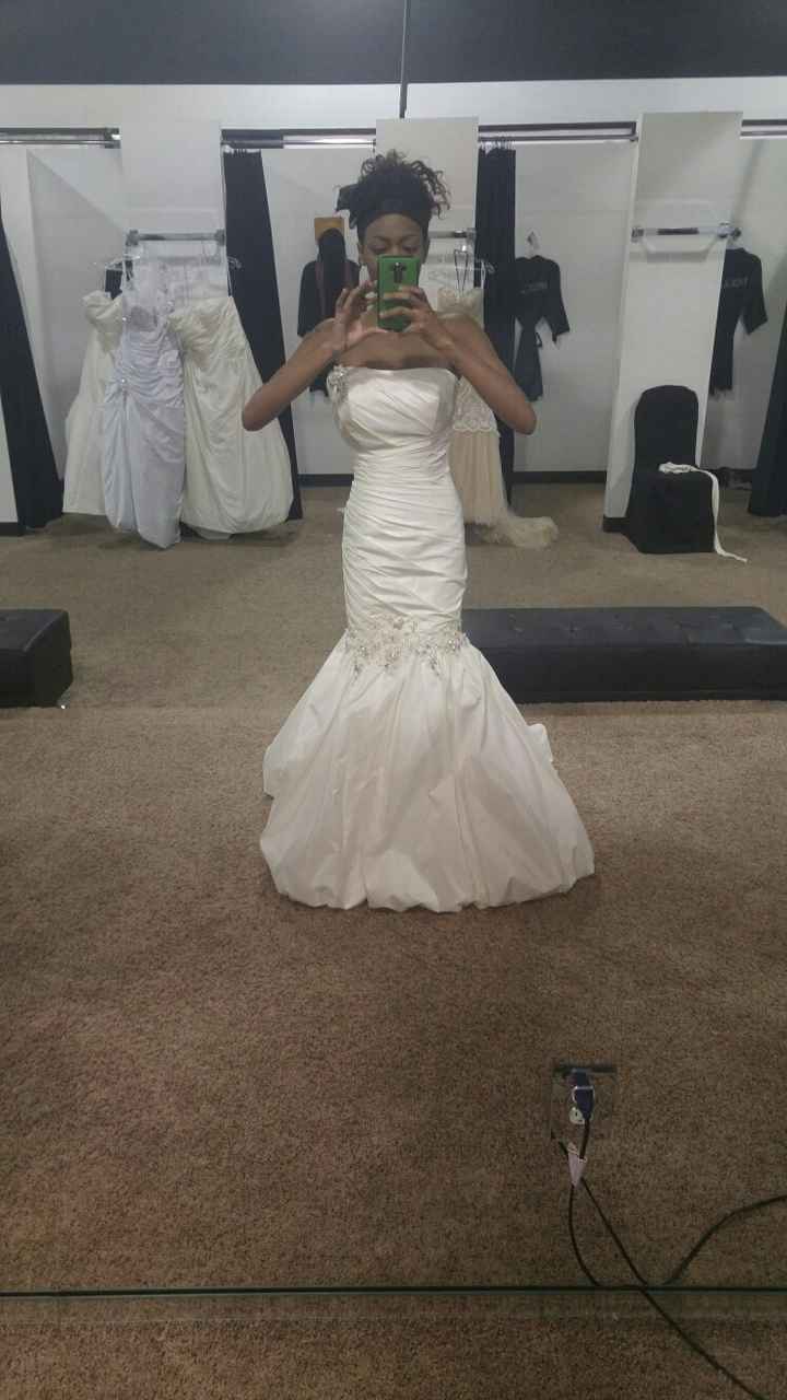 Let's show off our wedding gowns!