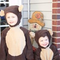 Our little ones in costume (just for fun)