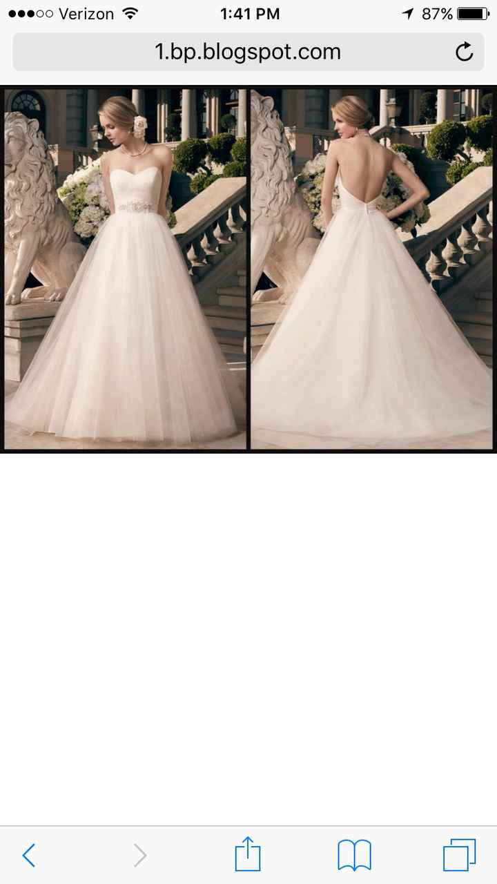 Anyone second guess wedding dress???