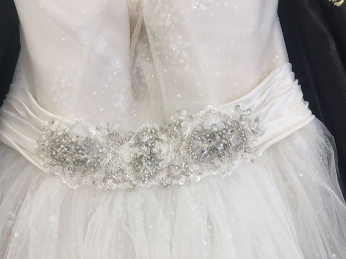 Let's show off our dresses.
