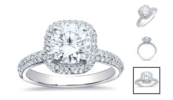 Will a 2ctw single row halo ring be stunning enough? - 1