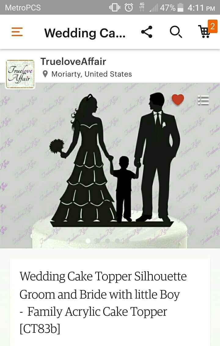Cake topper