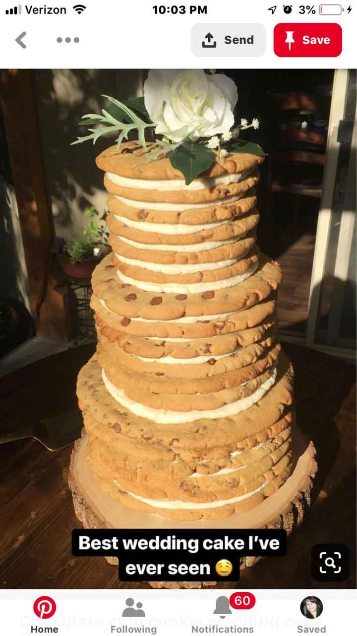 Cookie cake with an ice cream bar! - 1