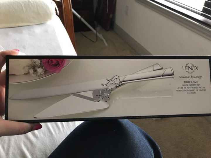Cake knife & server - 1