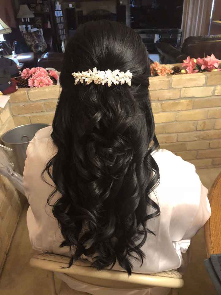 Getting married today!! Hair and makeup done!! - 1