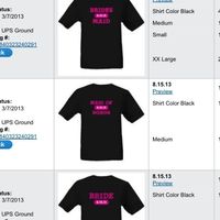 Bridesmaids Tshirts!!!??