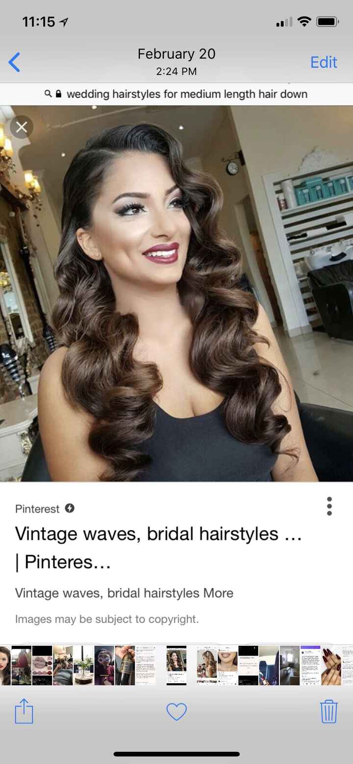 Anyone else wearing their hair down for their wedding? Inspiration Pics... - 1