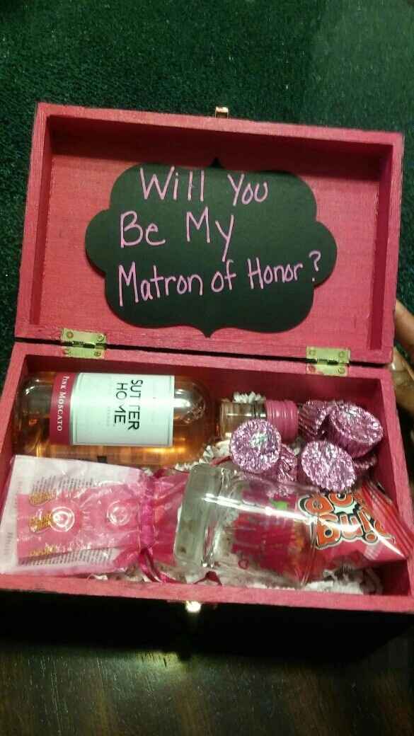 Show me your "bridesmaid boxes"